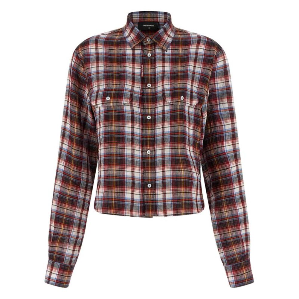Dsquared² Multicolor Linen Women's Blouse